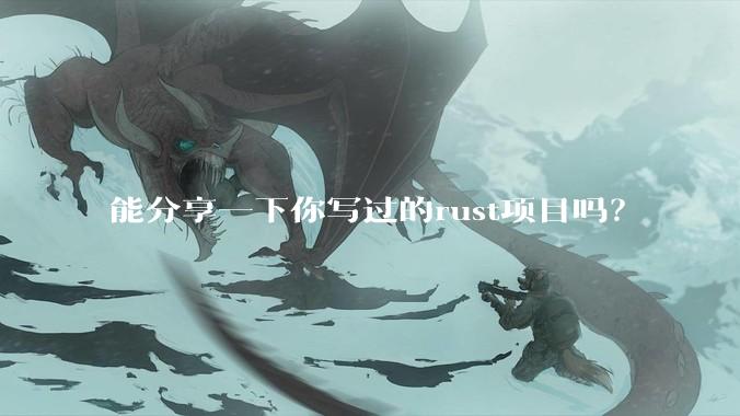 能分享一下你写过的rust项目吗？