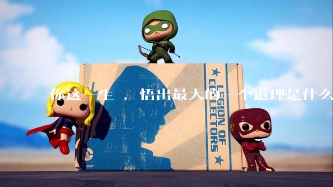 你这一生 ，悟出最大的一个道理是什么 ?