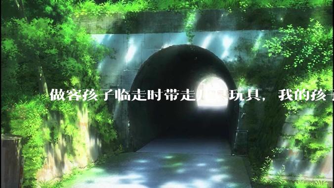 做客孩子临走时带走几只玩具，我的孩子抗拒并一直哭，要怎么开导？