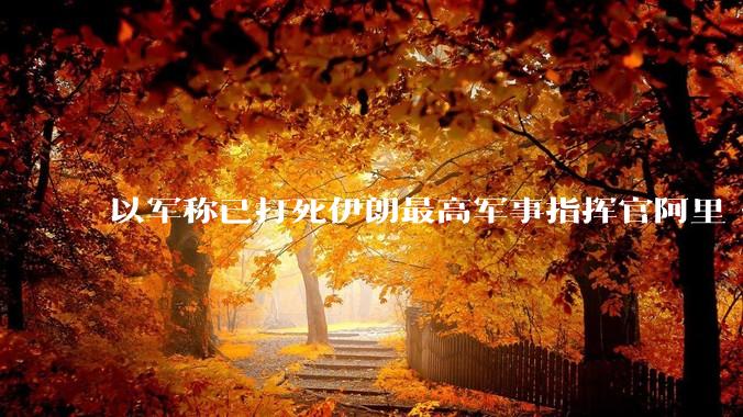 以军称已打死伊朗最高军事指挥官阿里·沙德马尼，具体情况如何？这会对伊朗军方造成怎样的影响？
