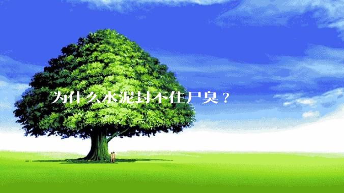 为什么水泥封不住尸臭?